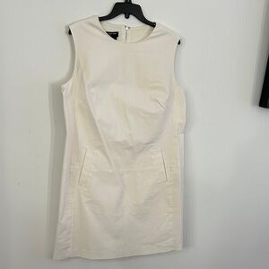 Jones New York Cream Sleeveless Mini Dress